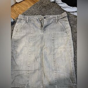 Old Navy Charcoal Denim Skirt